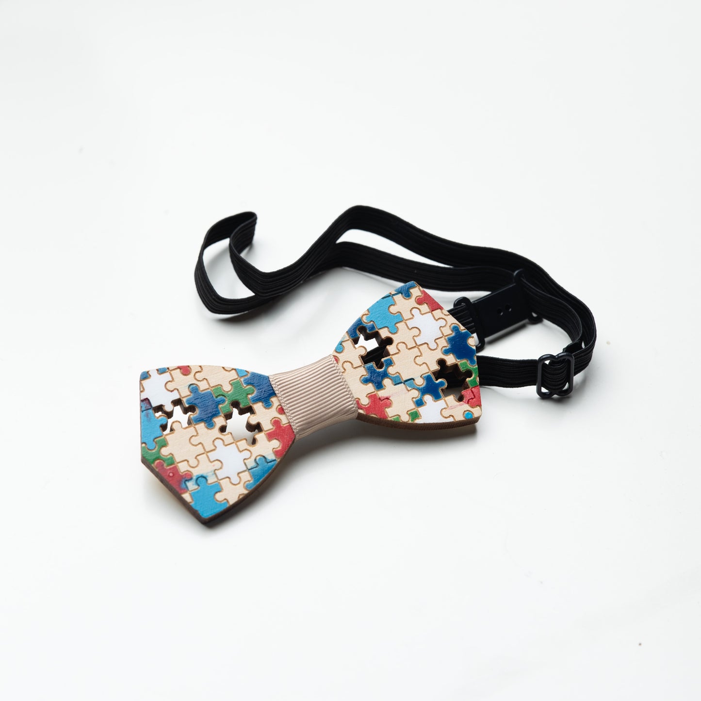 Noeud Papillon Bois "Puzzle"