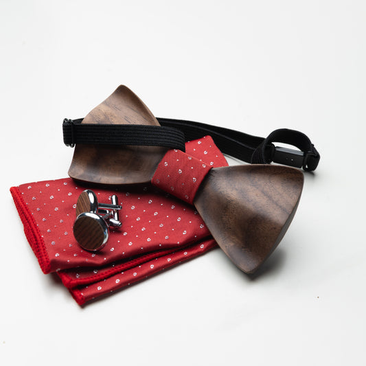 Noeud papillon en bois "Terra"